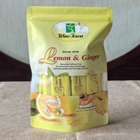 Thé en sachet mélangé citron et gingembre pour l'exportation, favorise l'appétit, thé transfrontalier 150g