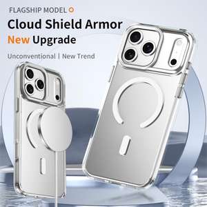 Funda protectora para iPhone 17 Pro/Pro Max, con tacto de piel, magnética, transparente, de cobertura total y anticaídas. - Product Image 2