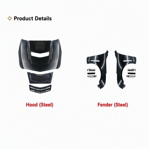 Pare-chocs avant, capot et ailes de style performance ATS-V pour Cadillac ATS 2014-2019, kit de conversion pour amélioration extérieure - Product Image 3
