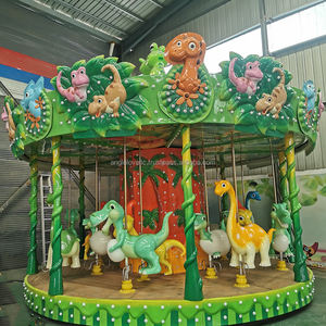 Fun Park Rides Kids Theme Equipment Amusement Park Rides Merry Go Round <b>Carousel</b> for Sale - Product Image 3
