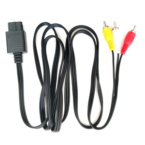 สินค้ามาใหม่ สาย AV 1.8 ม. สาย RCA AV คอมโพสิต อะแดปเตอร์ สายสัญญาณภาพและเสียง สำหรับ SNES/N64/GameCube สำหรับ SNES/N64 - Product Image 2