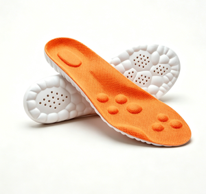 Solette Sportive Comfort 4D Cloud <span class=keywords><strong>con</strong></span> Supporto per l'Arco Plantare, Spessa Imbottitura in PU e Schiuma <span class=keywords><strong>Memory</strong></span> <span class=keywords><strong>Foam</strong></span> 45 per Massaggio - Product Image 1