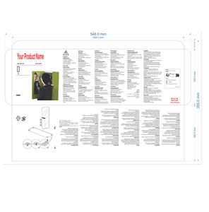 Etiquetas de papel autoadhesivas de alta resistencia, impresión de códigos QR y códigos de barras personalizados para embalaje minorista, fuerte adherencia inicial - Product Image 1