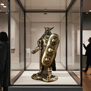 Stampo in Resina per Sculture in Bronzo di Guerrieri Vichinghi della Mitologia Norrena, Ornamenti di Cavalieri in Armatura Antica, Scultura in Rame per Arredamento Casa - Product Image 6
