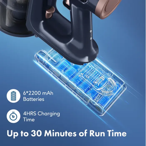 Aspiradora Inalámbrica Portátil de Alta Calidad con Motor de 25Kpa y 250W para Uso en Seco y Operación Inalámbrica - Product Image 4