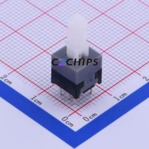 XKB8585-Z-190 <b>Push</b> <b>Button</b> <b>Switch</b> Through hole Component (THT) <b>Switch</b> Self-Locking Square <b>Button</b> Through Hole 100mA - Product Image 1