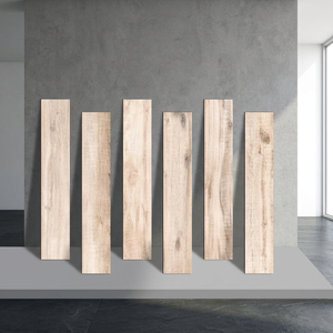 Azulejos de porcelana con aspecto de madera Royal Wood Grey de 8x48 pulgadas, acabado mate para espacios de vida contemporáneos. - Product Image 5
