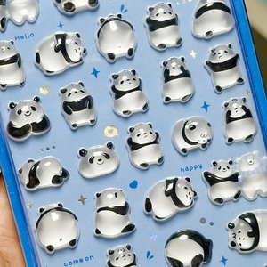 <b>Letter</b> Pattern Full Color Eco-Friendly Waterproof 3D Relief Stickers Custom for Phone Case - Product Image 1