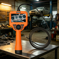 Endoskopkamera mit Videoaufzeichnung, IP65-zertifiziert, 4,5-Zoll-IPS-Display, Lithium-Akku, -25°C bis 60°C Betriebstemperatur für Industriefehlerdiagnose