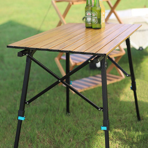 Banco de escritorio plegable portátil para acampar, mesa de comedor para fiesta, Picnic al aire libre, conjunto de silla - Product Image 5