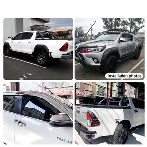 ชุดแต่งรถยนต์สีดำโครเมียมสำหรับ Toyota Hilux Revo ปี 2016 ขึ้นไป ยี่ห้อ KQD ขายดี รับผลิตแบบ OEM/ODM - Product Image 6