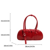 Tas Selempang Wanita Mewah Merk Ternama Resleting Biasa Bahan Kulit PU Tahan Air Lapisan Kulit Asli Model Fashion