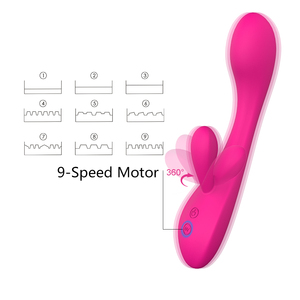 Juguete Sexual para Adultos, Dispositivo de Masturbación Femenina 2 en 1, Vibrador de Succión Vaginal y Punto G, Recargable por USB, Impermeable IPx6, 9 Frecuencias - Product Image 3