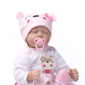 Lifereborn Muñeca Bebé <span class=keywords><strong>Reborn</strong></span> de Silicona de 55 cm, Realista, Suave, Dormida, <span class=keywords><strong>con</strong></span> <span class=keywords><strong>Ojos</strong></span> <span class=keywords><strong>Cerrados</strong></span> - Product Image 4