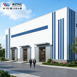 Bâtiment préfabriqué personnalisé en structure légère en acier, usine moderne, atelier, entrepôt, hôpital, centre commercial, durée de vie de 50 ans - Product Image 1