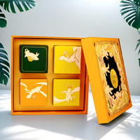Boîte-cadeau personnalisée haut de gamme à deux couches magnétique à double porte Boîtes rigides stratifiées UV brillantes tiroir pour emballage de présentation