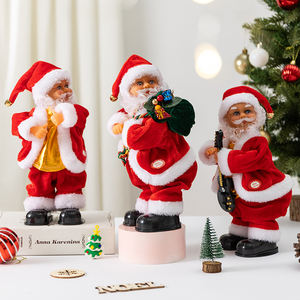 Nuevo Juguete de Peluche de Santa Claus Navideño con Movimiento de Cadera, Botas que se Sacuden, Baile, Twerk, Canto Eléctrico y Música - Product Image 1