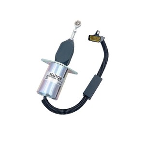 วาล์วโซลินอยด์แคตเตอร์พิลลาร์ รุ่น 37Z36-56010-A สำหรับตัดน้ำมันเชื้อเพลิง 12V 24V สำหรับควบคุมการดับเครื่องยนต์ดีเซล - Product Image 1