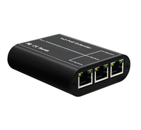 Extenseur POE standard 10/100 Mbps à 3/4/5 ports pour système de sécurité CCTV intérieur avec prise en charge QoS et SNMP