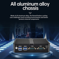 YINGCHI Mini Masaüstü AIO PC Düşük Maliyetli Mini PC N100, 2NIC 2COM RS232 RS485 ile Ofis, HTPC, Kiosk Mini PC'de Kullanılır