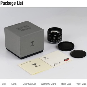 <span class=keywords><strong>Ttartisan</strong></span> เลนส์กล้องฟิกซ์ F0.95แบบแมนนวล APS-C 35มม. สำหรับเลนส์กล้อง Canon rf/m Nikon Z SONY E Fuji X - Product Image 4