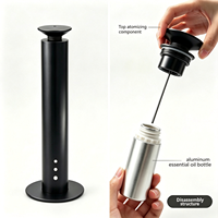 Diffuseur d'arômes sans fil, télécommande intelligente, nébuliseur à deux fluides, diffuseur de parfum cylindrique Z05, certifié CE, 100 ml