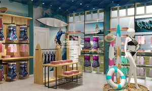 Cossie Shop-muebles de diseño de Interior para traje de baño, accesorio personalizado de lujo con pantalla de madera - Product Image 5