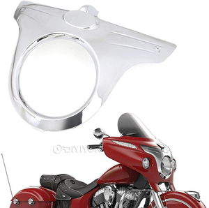 <span class=keywords><strong>Carenado</strong></span> superior con bisel de <span class=keywords><strong>faro</strong></span> <span class=keywords><strong>redondo</strong></span> para motocicleta, apto para Indian Chieftain Roadmaster Classic Dark Horse 14-18 - Product Image 2