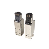Konektor Transmisi Sinyal Data Jaringan Industri Siemens Profinet 4-Pin Shielded CAT5 RJ45 Model 999161