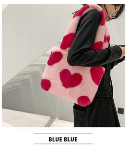 กระเป๋าถือแฟชั่นสไตล์ญี่ปุ่นได้รับความนิยมในอินสตาแกรม,กระเป๋าน่า<span class=keywords><strong>รัก</strong></span>ขนนุ่มกำมะหยี่สำหรับผู้หญิงกระเป๋าโท้ท<span class=keywords><strong>สะ</strong></span>พายไหล่สำหรับเด็กผู้หญิง - Product Image 6