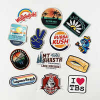 Pegatinas de logotipo de PVC troqueladas personalizadas resistentes a los rayos UV, etiquetas de impresión autoadhesivas de vinilo impermeable para embalaje