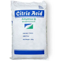 Acide citrique de qualité alimentaire monohydraté/anhydre
