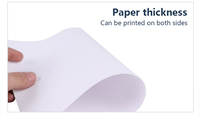 Papier thermique A4 compatible avec l'imprimante thermique portable M08F L80, 200 feuilles