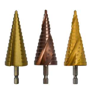 Guest Quality <b>Step</b> <b>Drill</b> Bit Metric Hex Shank TiCN Coated For Steel Drilling Enlarging Deburring - Product Image 5