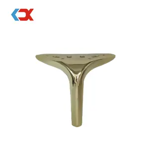 3/4/5Inches Black Triangle Gold Table Y Shape Wood Silver Furniture Cabinet Leg Chrome Metal Sofa Replacement Furniture Leg