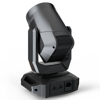 Mini Cabeza Móvil LED de 200W para Escenario, 24 Prismas, 8 Gobos, 8 Colores, Control DMX512 para DJ, Discoteca, Fiesta, Club, Bar, Boda, Evento