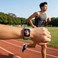 Vente d'usine Montre intelligente H7 Écran incurvé 3D Fréquence cardiaque Multi-sports Tracker de forme physique Bracelet intelligent tendance Reloj