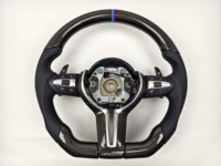 Volant de voiture en fibre de carbone avec marqueur couleur M pour BMW F01 F06 F10 F11 F20 F21, modification 2007-2025