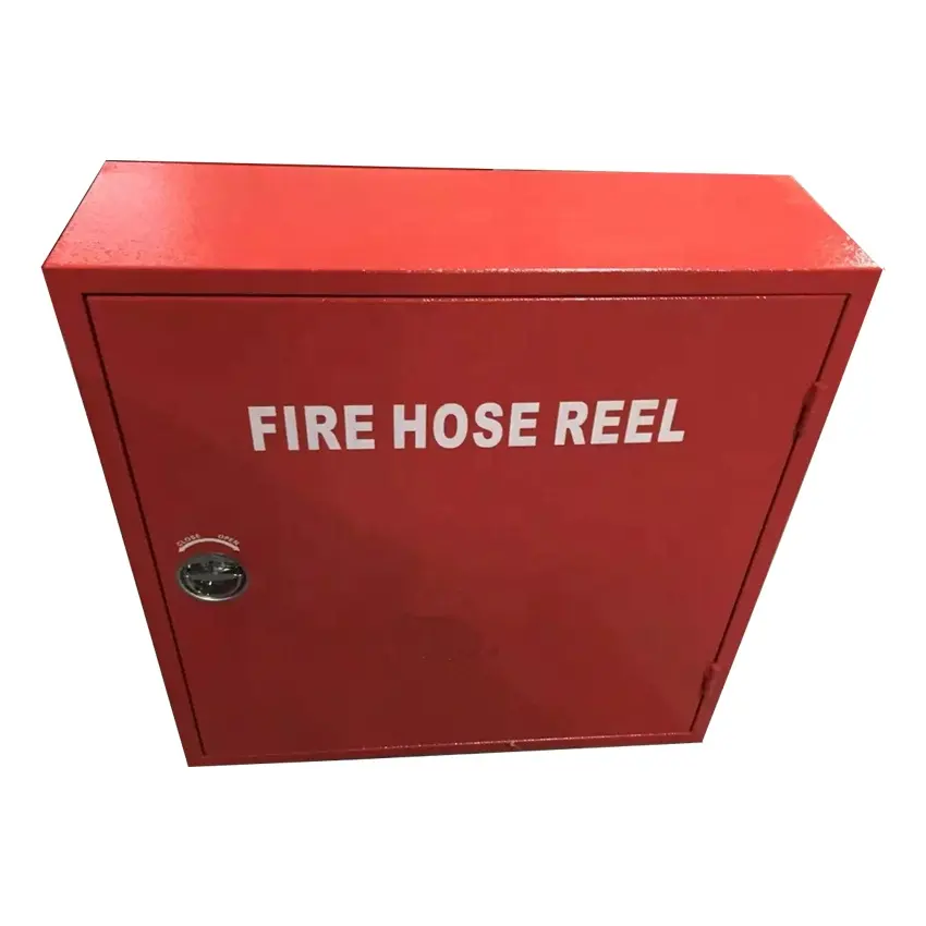 Armadietto d'acciaio degli idranti della manichetta antincendio della scatola dell'attrezzatura antincendio fissata al muro