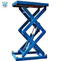 Plateforme élévatrice à ciseaux fixe hydraulique électrique robuste SY en acier au carbone, capacité 1-30 tonnes, avec plaque antidérapante, hauteur maximale 20 m