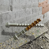 Vis autotaraudeuse à expansion en acier pour béton, à coupe autonome, pour fixation dans le béton, avec vis DIN