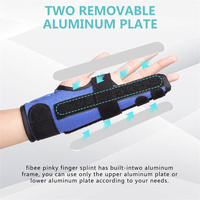 Férula para Dedos, Inmovilizador de Dedos, Corrector de Dedos, Soporte para Dedos con Canal Ulnar, para Fracturas y Roturas