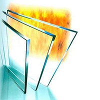 Verre céramique Transparent 1 pièce résistant à la chaleur, utilisé comme porte de foyer