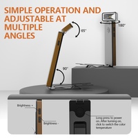Lampe de lecture LED flexible personnalisable avec logo, 3 couleurs, en ABS et métal, alimentation Type-C – Offre spéciale