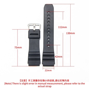 Adaptateur pour <span class=keywords><strong>Casio</strong></span> <span class=keywords><strong>G</strong></span>-<span class=keywords><strong>Shock</strong></span> MDV-106/107, bracelet de montre en caoutchouc MTP-VD01, accessoire de bracelet de montre de 22 mm pour hommes - Product Image 2