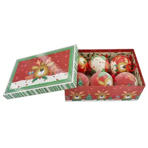 Diy Plastic polyfoam ball wrap with color paper Christmas Decorations Tree Balls Baubles Crafts Gifts Ornaments Balls