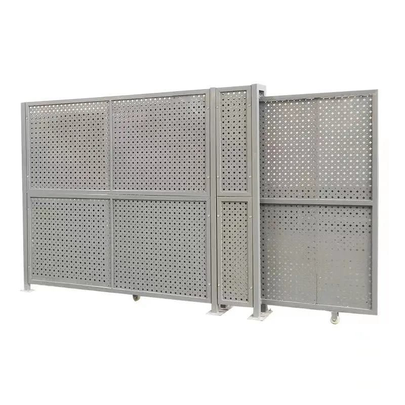 Fence perfurado galvanizado revestido facilmente montado do PVC para o armazém
