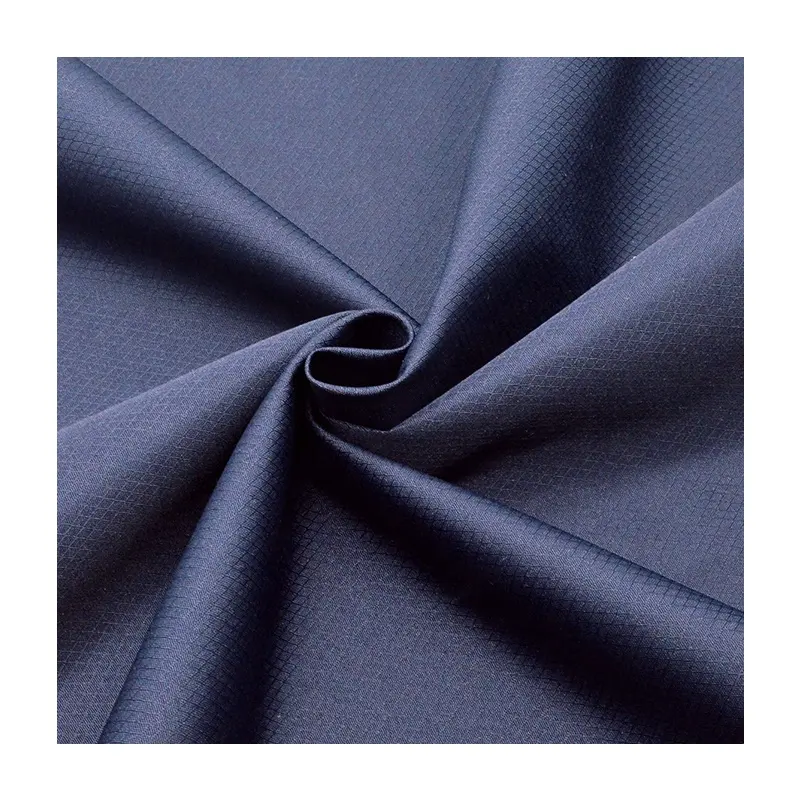 100% polyester fabric Diamond lattice pvc coated jacket fabric