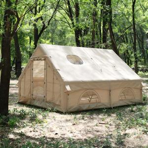 Tente de camping gonflable portable de luxe pour l'extérieur, imperméable, en tissu Oxford PVC et coton, deux chambres, résistante aux UV, <span class=keywords><strong>Tuki</strong></span> - Product Image 6