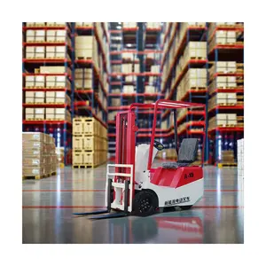 Yeni çin yüksek kalite CE belgesi 1.5ton 2 ton akıllı Mini lityum pil elektrikli Forklift ile 2 sahne direk forklift